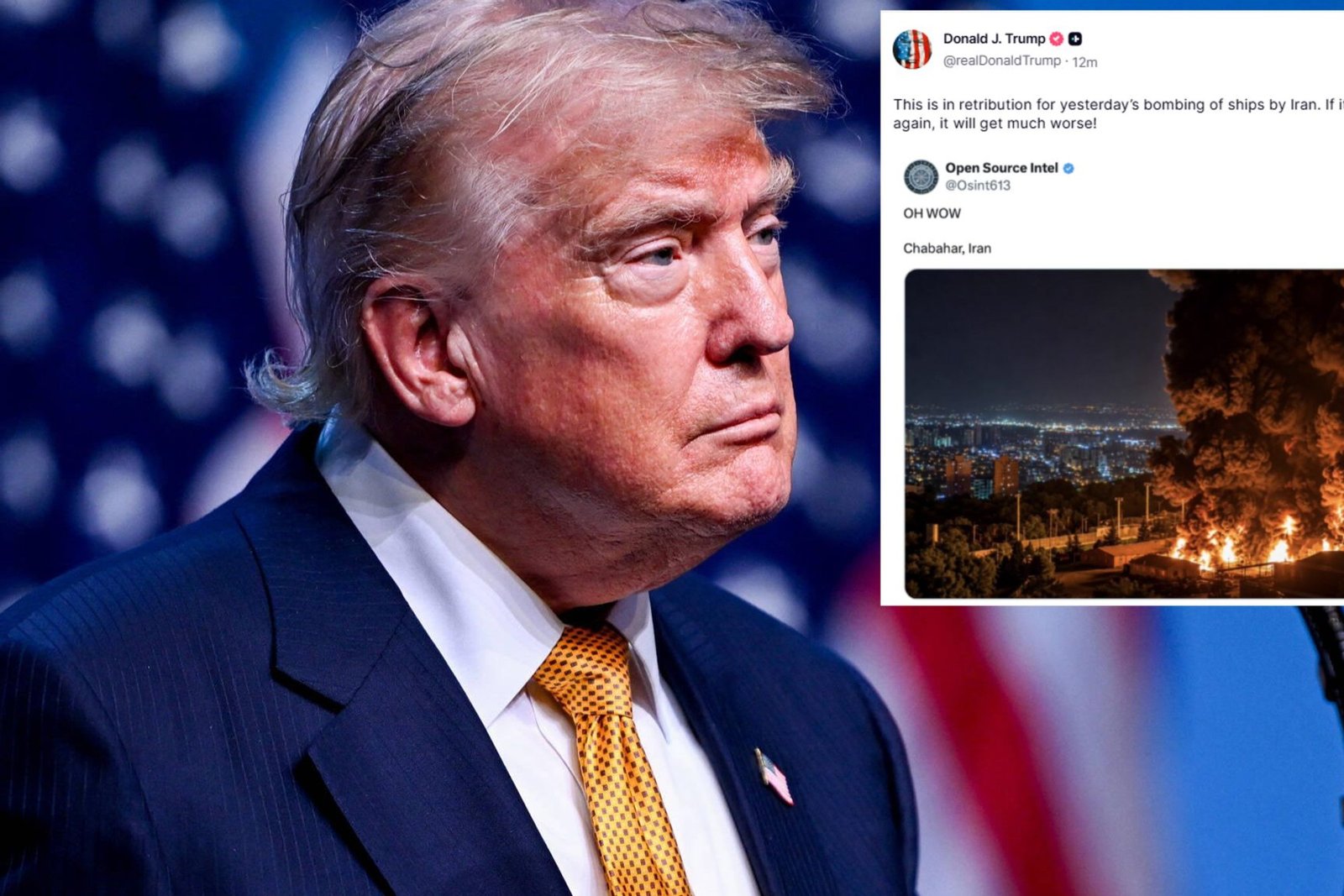 USA uderzyły w Iran. Trump ostrzega Teheran: „Będzie o wiele gorzej"