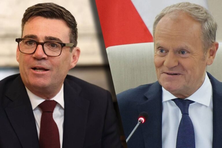 Donald Tusk rozmawiał telefonicznie z nowym premierem Wielkiej Brytanii Andy Burnhamem