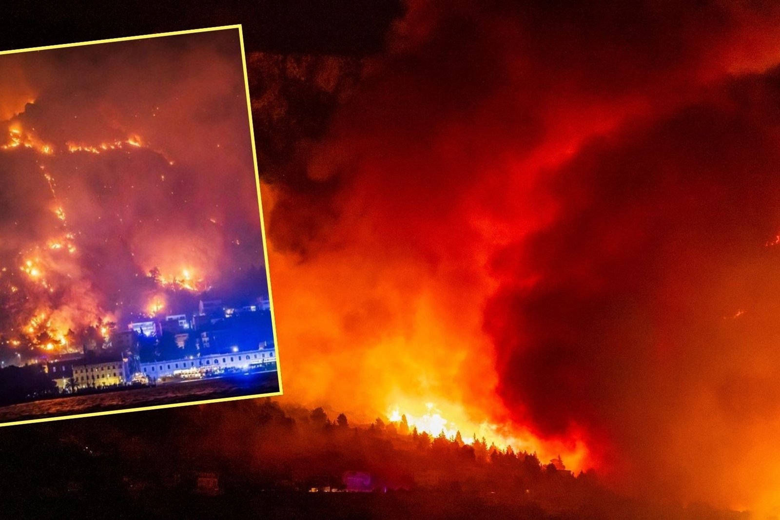 Pożary w Chorwacji: czworo Polaków rannych, ponad tysiąc osób ewakuowanych